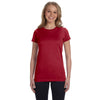 LAT Women's Garnet Junior Fit Fine Jersey T-Shirt