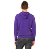 Bella + Canvas Unisex Team Purple Full-Zip Hoodie