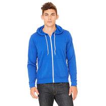 Bella + Canvas Unisex True Royal Sponge Fleece Full-Zip Hoodie