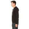 Bella + Canvas Unisex Solid Black Triblend Sponge Fleece Full-Zip Hoodie