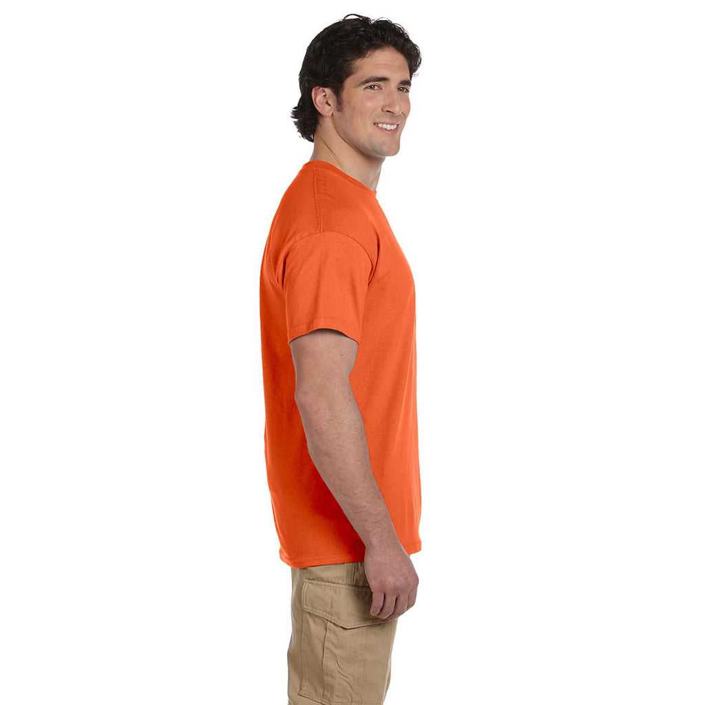 Fruit of the Loom Men's Burnt Orange 5 oz. HD Cotton T-Shirt