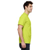 Fruit of the Loom Men's Safety Green 5 oz. HD Cotton Pocket T-Shirt