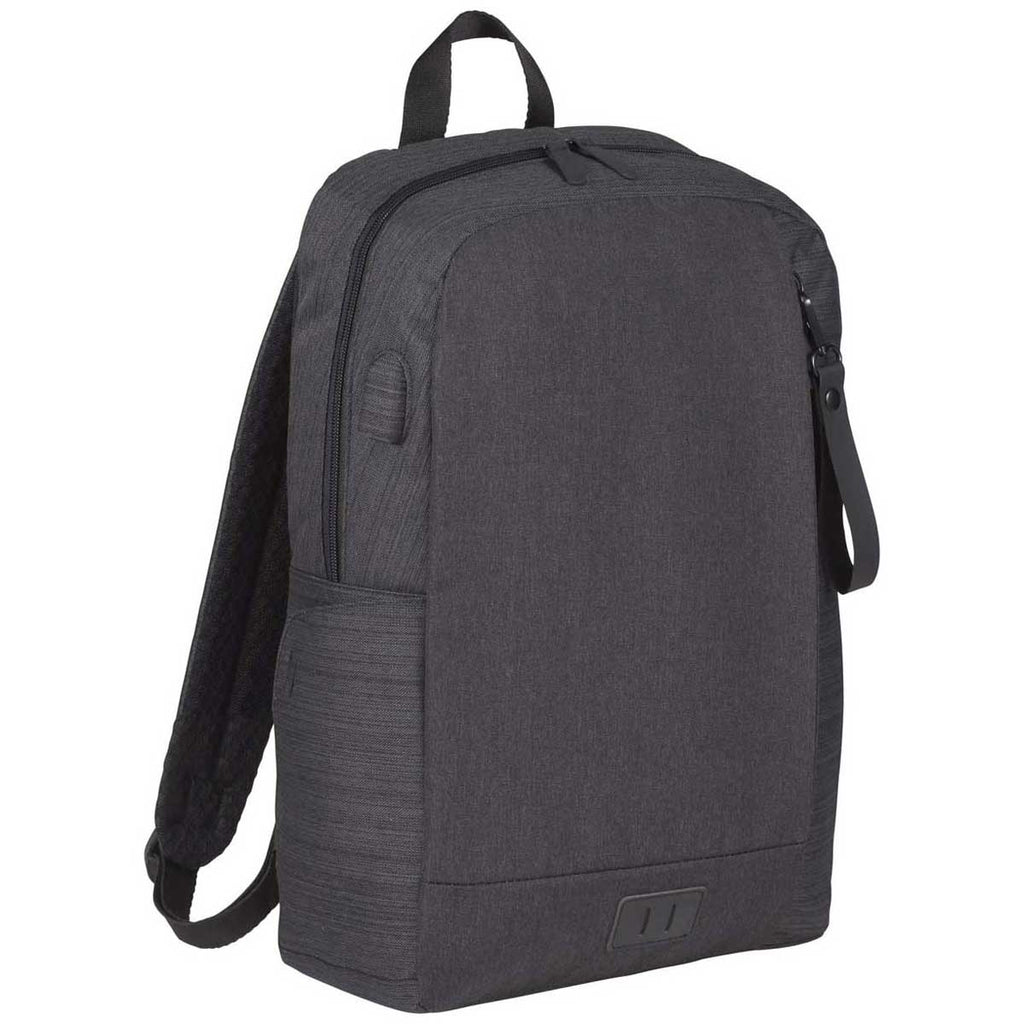 Leed's NBN Charcoal Whitby Slim 15" Computer Backpack with USB Port