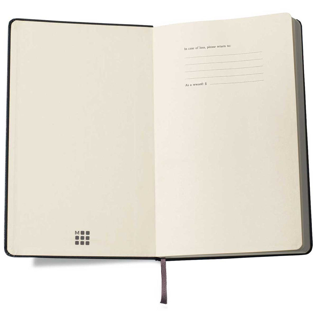 Moleskine Black Hard Cover Plain Pocket Notebook (3.5" x 5.5")