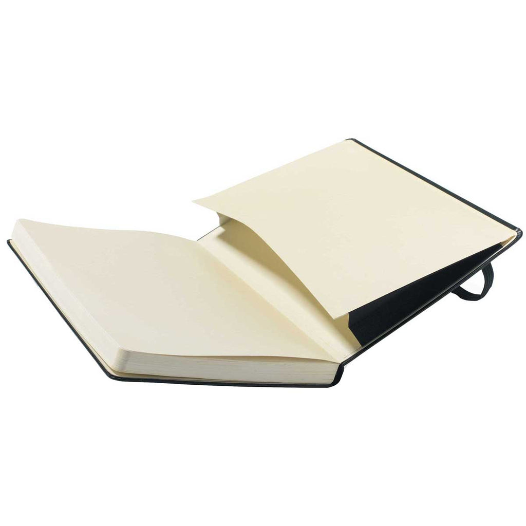 Moleskine Black Hard Cover Ruled Large Notebook (5" x 8.25")