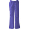 Cherokee Workwear Women's Grape Low-Rise Drawstring Cargo Pant