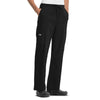 Cherokee Men's Black Workwear Premium Core Stretch Drawstring Cargo Pant