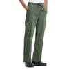 Cherokee Men's Olive Workwear Premium Core Stretch Drawstring Cargo Pant