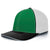 Pacific Headwear Kelly/White/Black Universal Fitted Trucker Mesh Cap