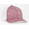 Pacific Headwear Maroon Heather Heather Trucker Mesh Cap