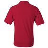 Jerzees Men's True Red Spotshield 50/50 Polo With Pocket