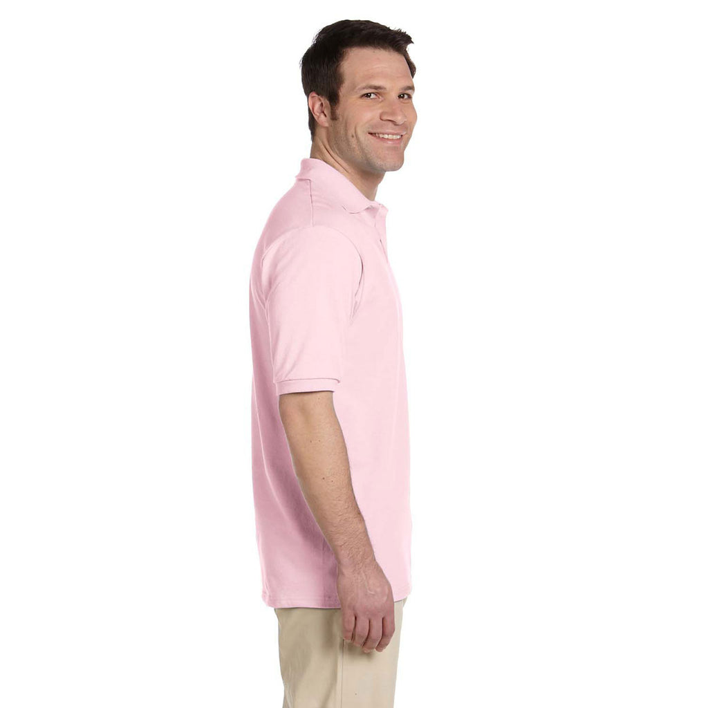 Jerzees Men's Classic Pink 5.6 Oz. Spotshield Jersey Polo