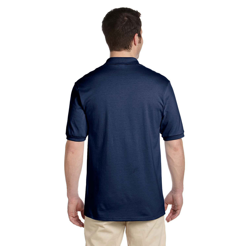 Jerzees Men's J Navy 5.6 Oz. Spotshield Jersey Polo