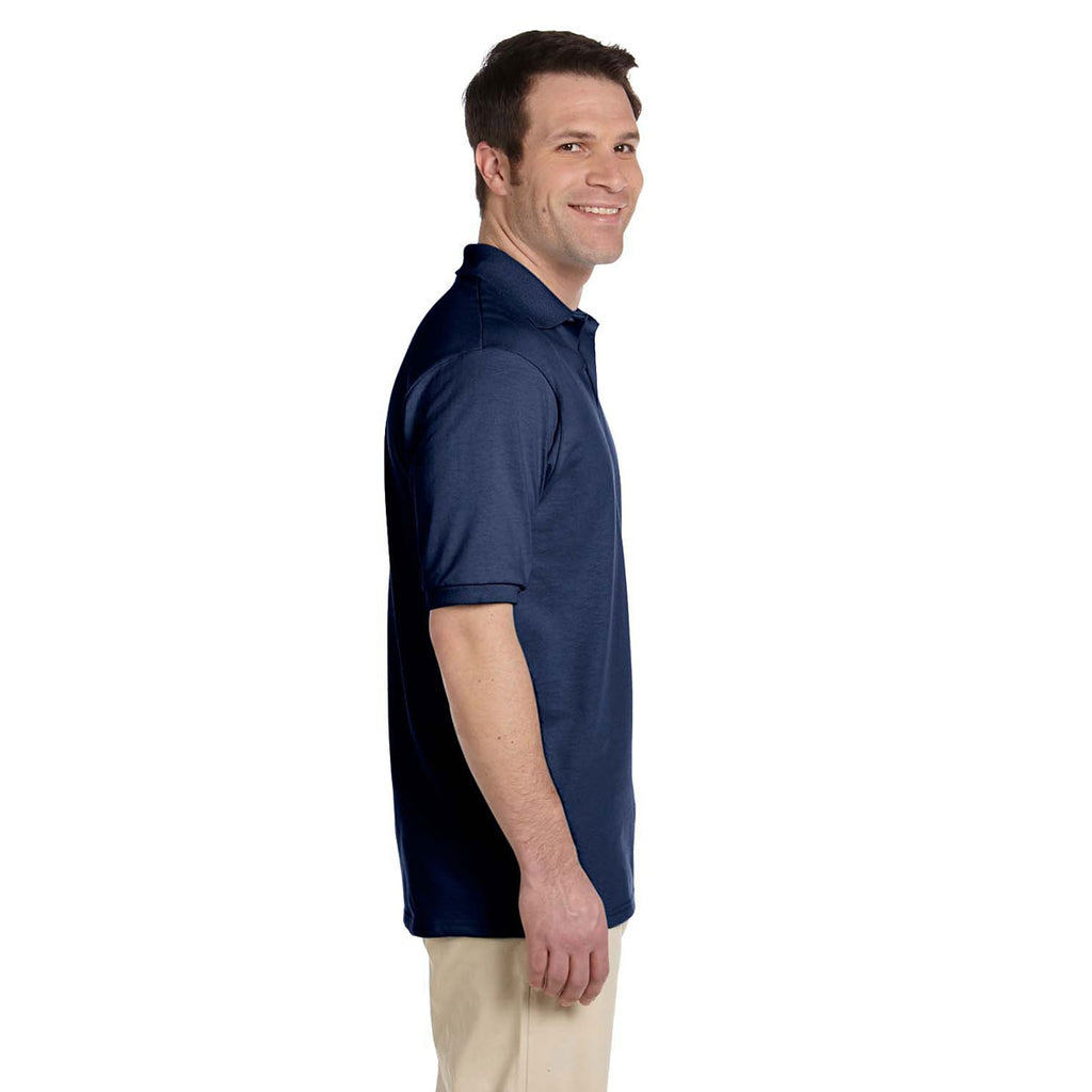 Jerzees Men's J Navy 5.6 Oz. Spotshield Jersey Polo