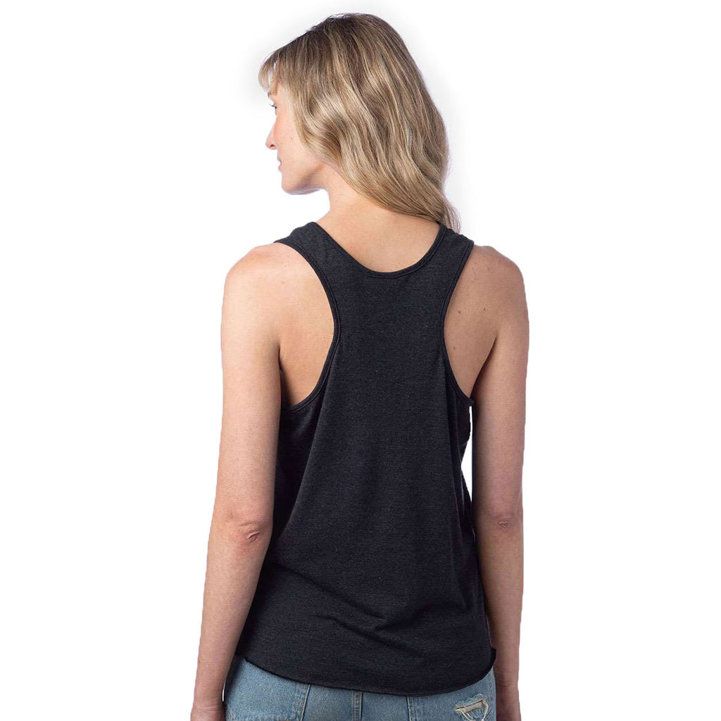 Alternative Apparel Women's Black Earthleisure Modal Triblend Racer Tank