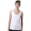 Alternative Apparel Women's White Earthleisure Modal Triblend Racer Tank