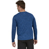 Patagonia Men's Viking Blue - Navy Blue X-Dye Long-Sleeved Capilene Cool Daily Shirt