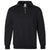 Jerzees Men's Black Super Sweats NuBlend Quarter-Zip Cadet Collar Sweatshirt