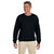 Jerzees Men's Black 9.5 Oz. Super Sweats Nublend Fleece Crew