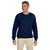 Jerzees Men's J Navy 9.5 Oz. Super Sweats Nublend Fleece Crew