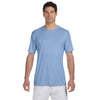 Hanes Men's Light Blue Cool DRI with FreshIQ T-Shirt