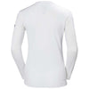 Helly Hansen Women's White Tech Crew Long Sleeve