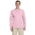 Fruit of the Loom Men's Classic Pink 5 oz. HD Cotton Long-Sleeve T-Shirt