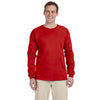 Fruit of the Loom Men's True Red 5 oz. HD Cotton Long-Sleeve T-Shirt