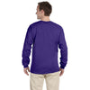 Fruit of the Loom Men's Purple 5 oz. HD Cotton Long-Sleeve T-Shirt