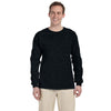 Fruit of the Loom Men's Black Heather 5 oz. HD Cotton Long-Sleeve T-Shirt