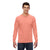 Fruit of the Loom Men's Retro Heather Coral 5 oz. HD Cotton Long-Sleeve T-Shirt