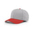 Richardson Grey/Red On-Field Combination Pro Mesh R-Flex Cap