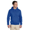 Jerzees Men's Royal 9.5 Oz. Super Sweats Nu-Blend Fleece Pullover Hood