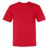 Bayside Men's Red USA-Made 100% Cotton Short Sleeve T-Shirt