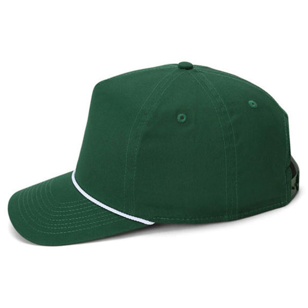 Imperial Forest Green White Barnes Cotton Rope Cap