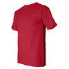 Bayside Men's Red USA-Made Short Sleeve T-Shirt