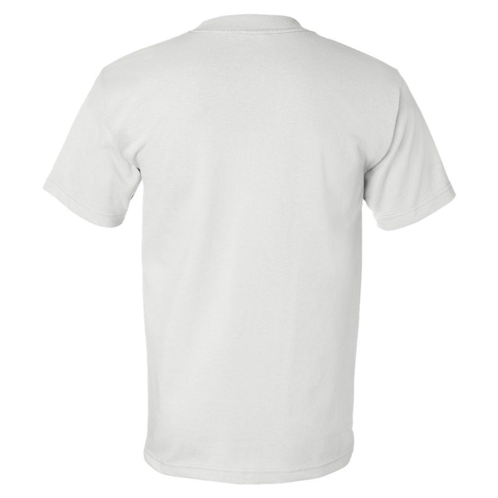 Bayside Men's White USA-Made Short Sleeve T-Shirt