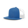 Richardson Royal/White Mesh Back Wool Blend Flatbill Trucker Hat