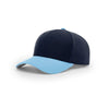 Richardson Navy/Columbia Blue On-Field Combination Surge Adjustable Cap