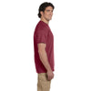 Hanes Men's Heather Red 5.2 oz. 50/50 EcoSmart T-Shirt