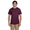 Hanes Men's Maroon 5.2 oz. 50/50 EcoSmart T-Shirt