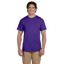 Hanes Men's Purple 5.2 oz. 50/50 EcoSmart T-Shirt