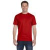 Hanes Men's Deep Red Tall 6.1 oz. Beefy-T