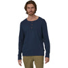 Patagonia Men's New Navy Regenerative Organic Certified Cotton Lightweight Henley