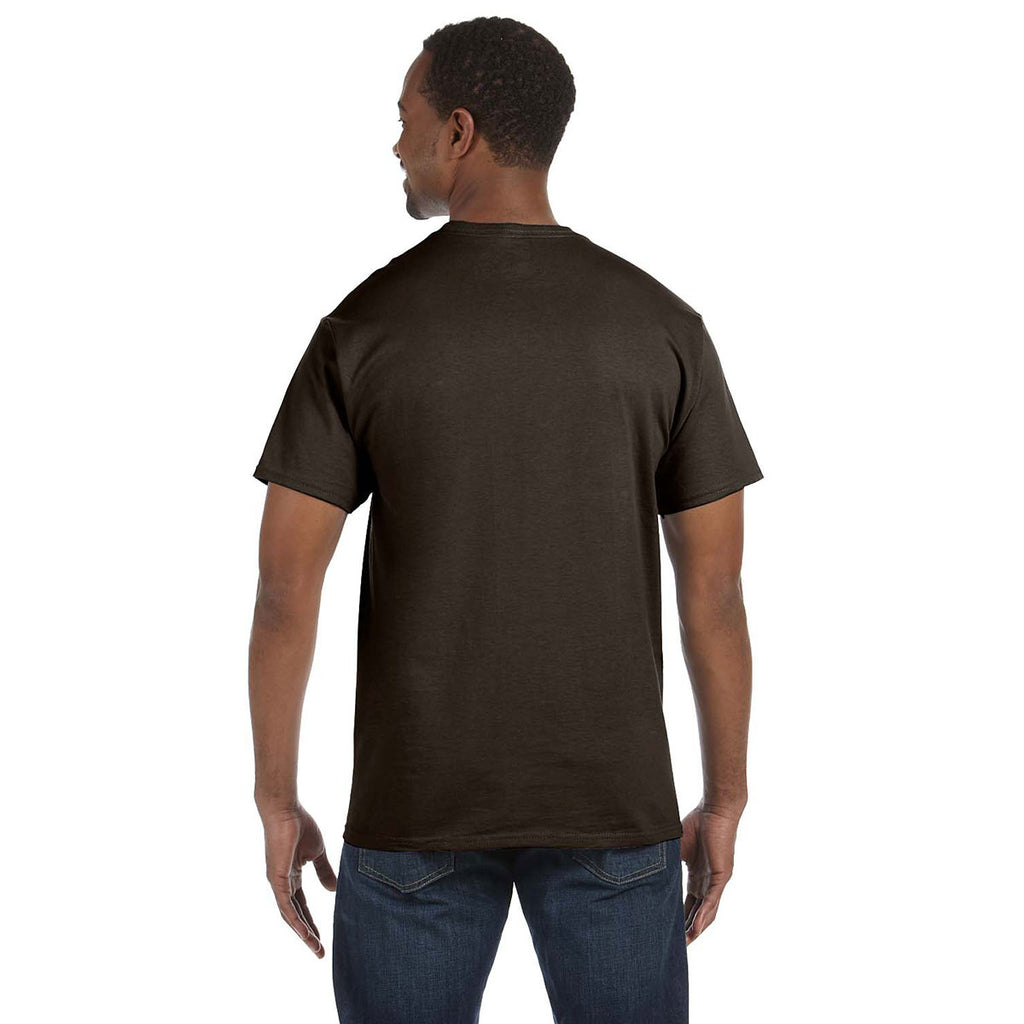 Hanes Unisex Dark Chocolate Authentic T-Shirt