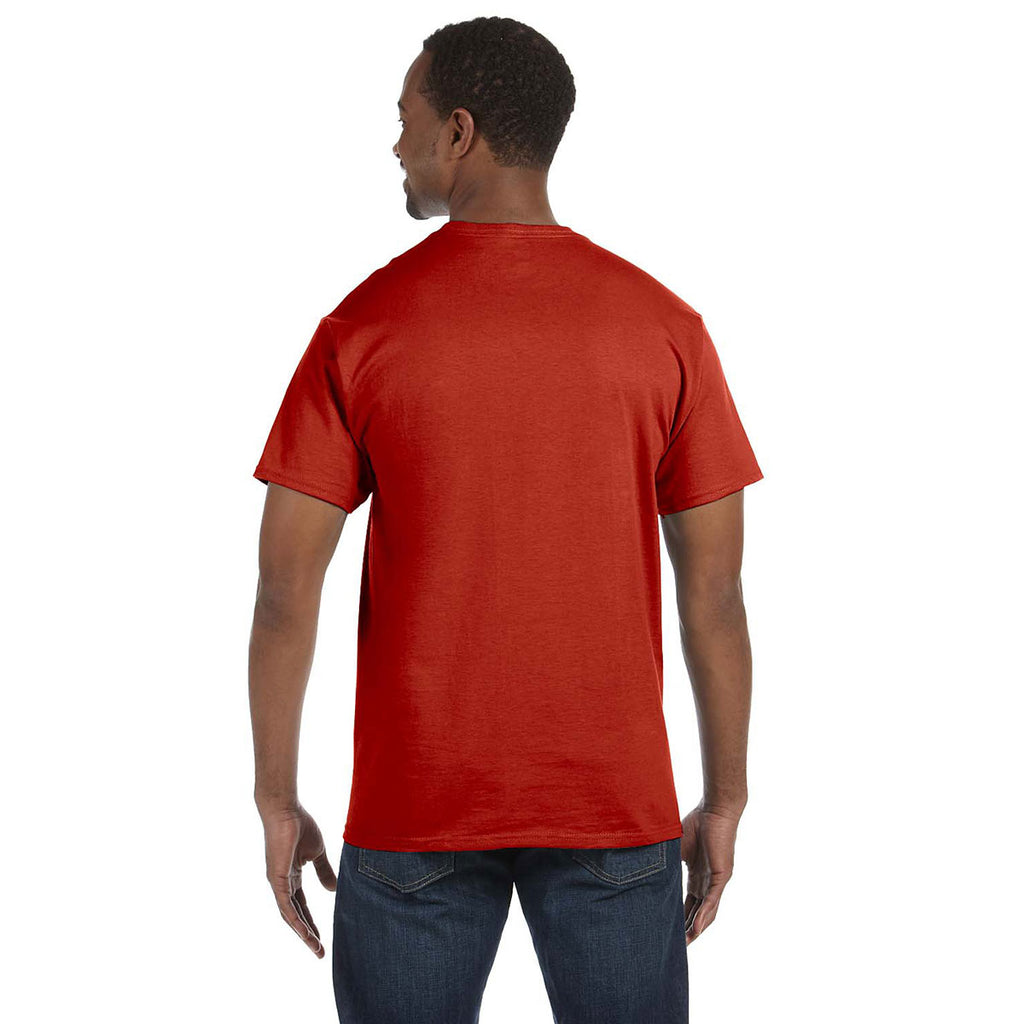 Hanes Unisex Deep Red Authentic T-Shirt