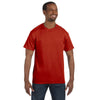 Hanes Unisex Deep Red Authentic T-Shirt