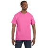 Hanes Unisex Pink Authentic T-Shirt