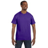 Hanes Men's Purple 6.1 oz. Tagless T-Shirt