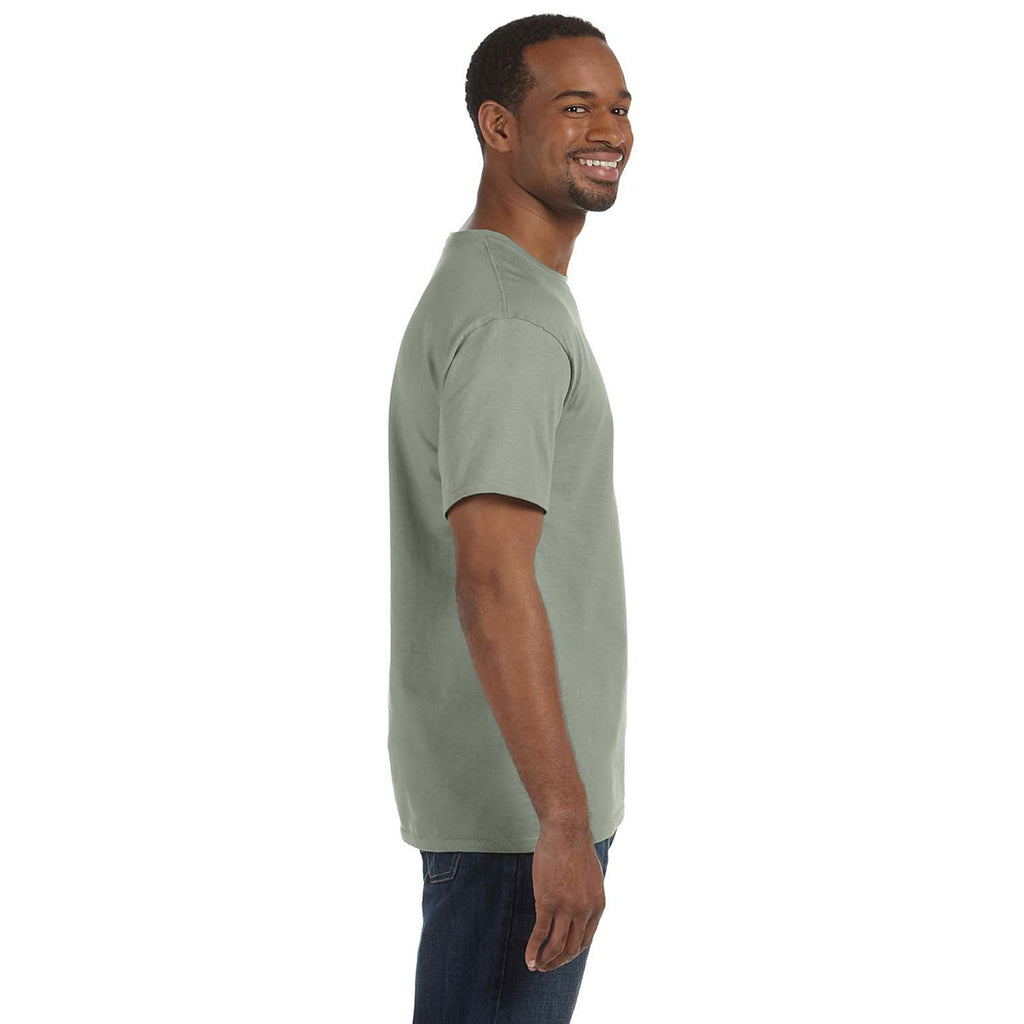 Hanes Men's Stonewash Green 6.1 oz. Tagless T-Shirt